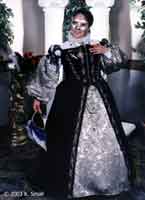 Lady's Blue Velveteen 1569 Dress.
Click on image for more info.