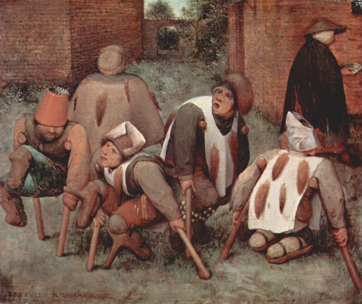 The Cripples by Pieter Bruegel, 1568